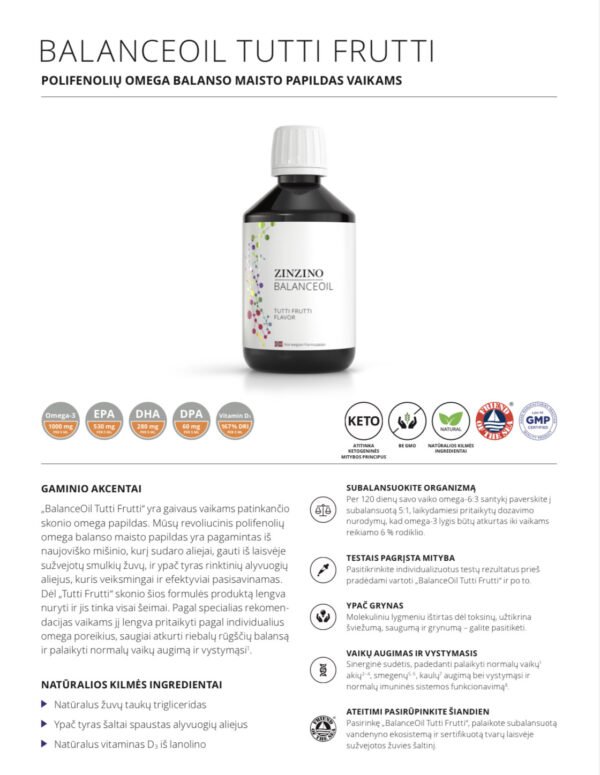 BalanceOil Tutti Frutti, 300 ml - Image 4