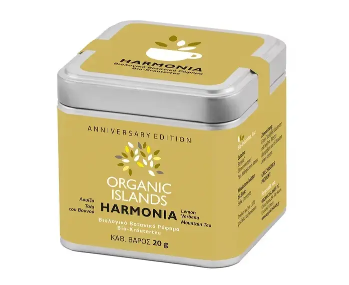 Graikijos kalnų arbata ir citrininė verbena „Harmonia”