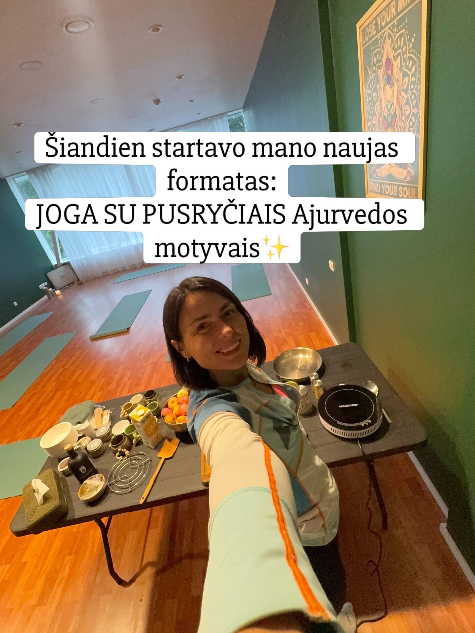 Joga ir Ajurvedos pusryčiai. Sveikatingumo rytas studijoje.