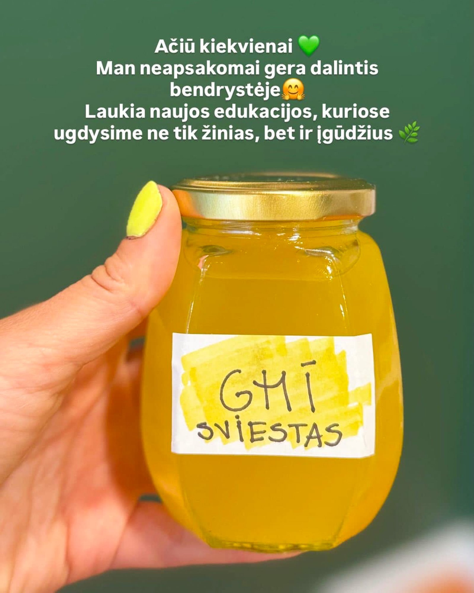 Privačios holistinės mitybos dirbtuvės​