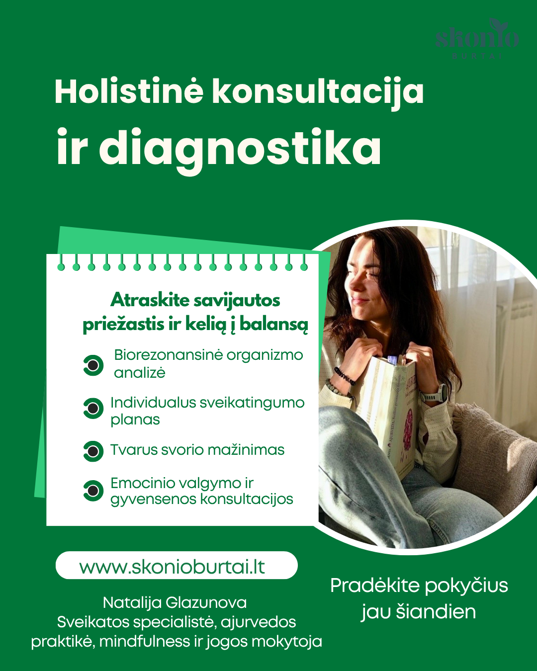 Holistinė sveikatingumo konsultacija