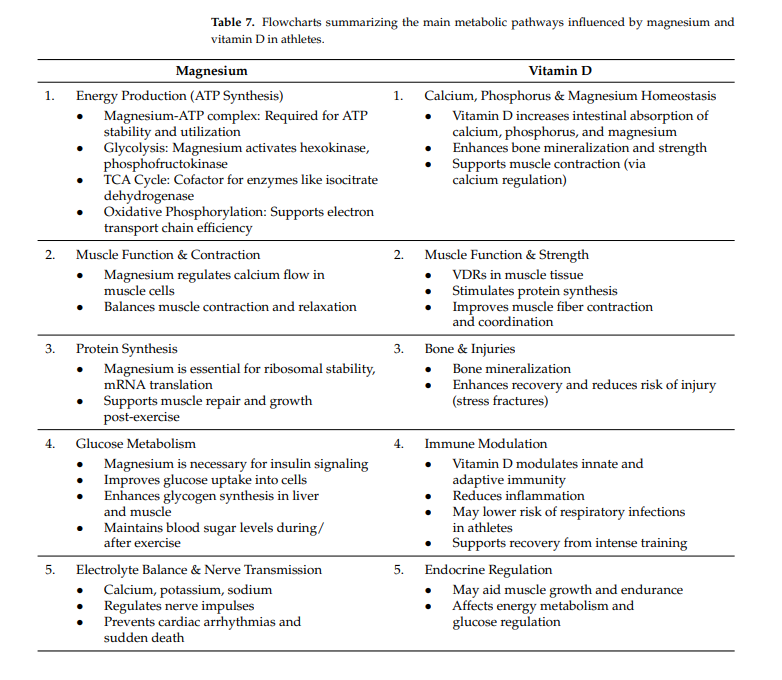 Vitamino D ir magnio derinio svarba fiziškai aktyviems žmonėms