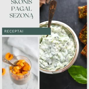 Skonis pagal sezoną – vasaros receptų PDF gidas