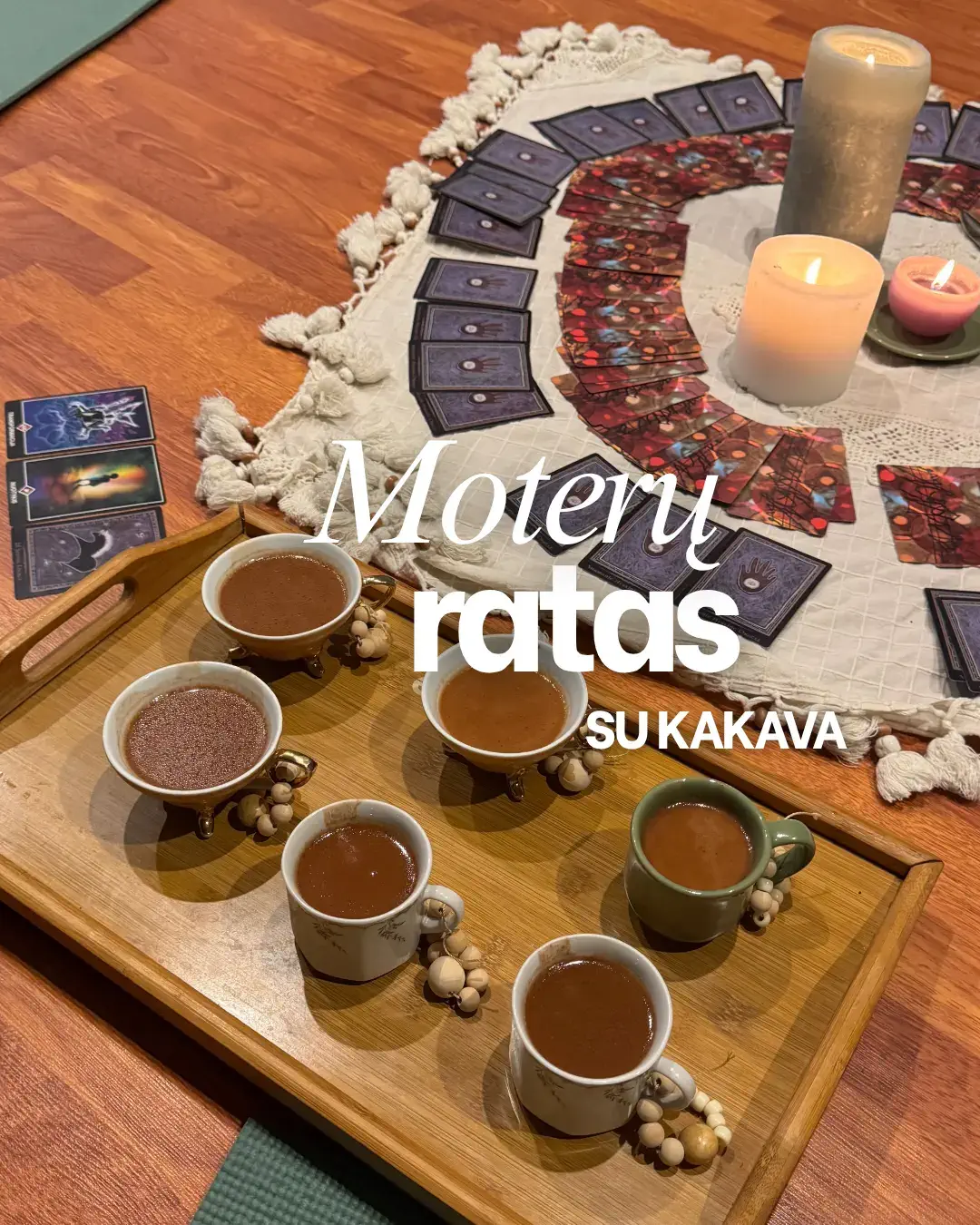 Moterų ratas su kakava