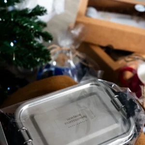 Dovanų maisto dėžutė „Neieškok pasiteisinimų“ – plieninė