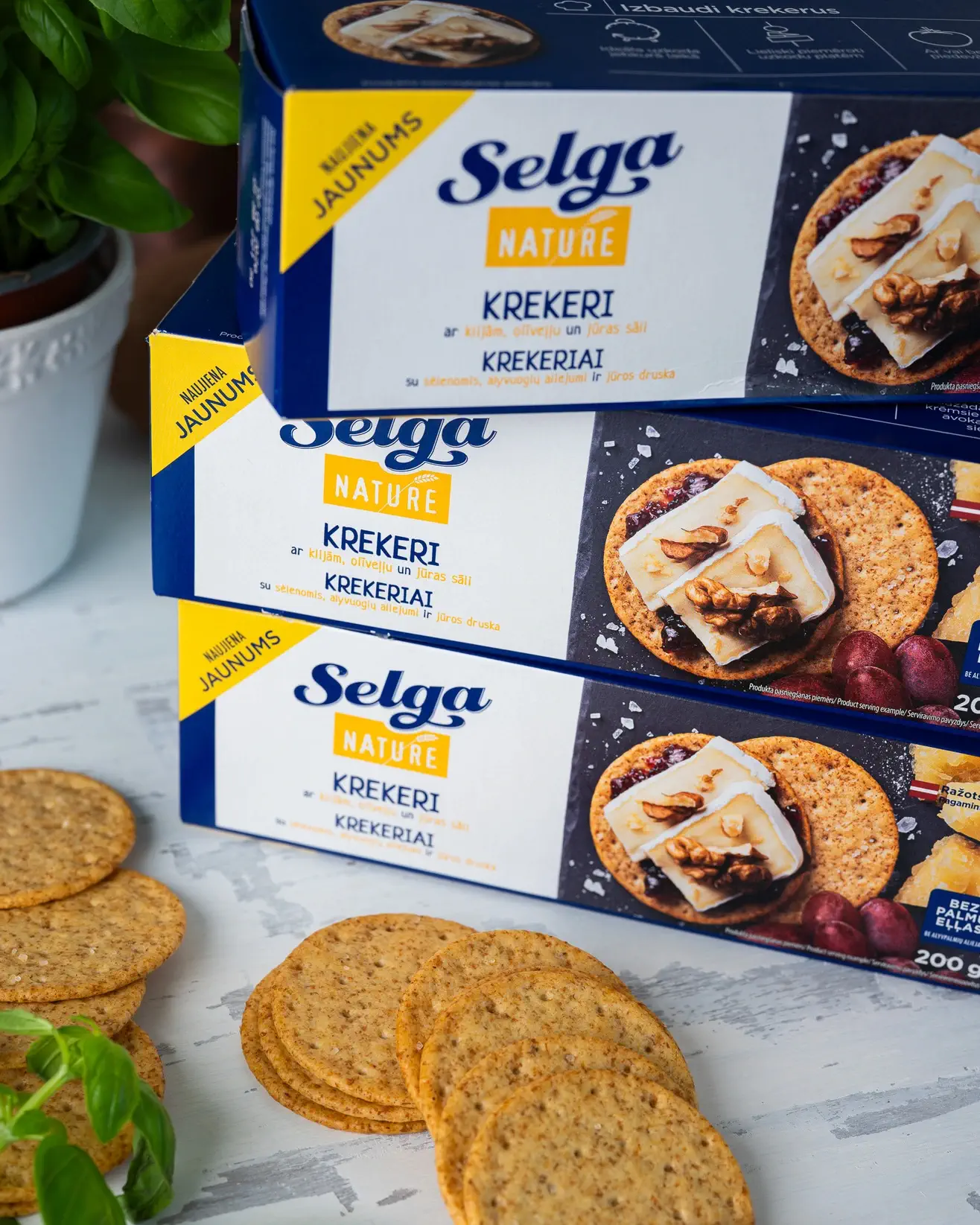 TOP 3 užtepėlių idėjos: skanūs ir sveiki receptai su Selgos krekeriais