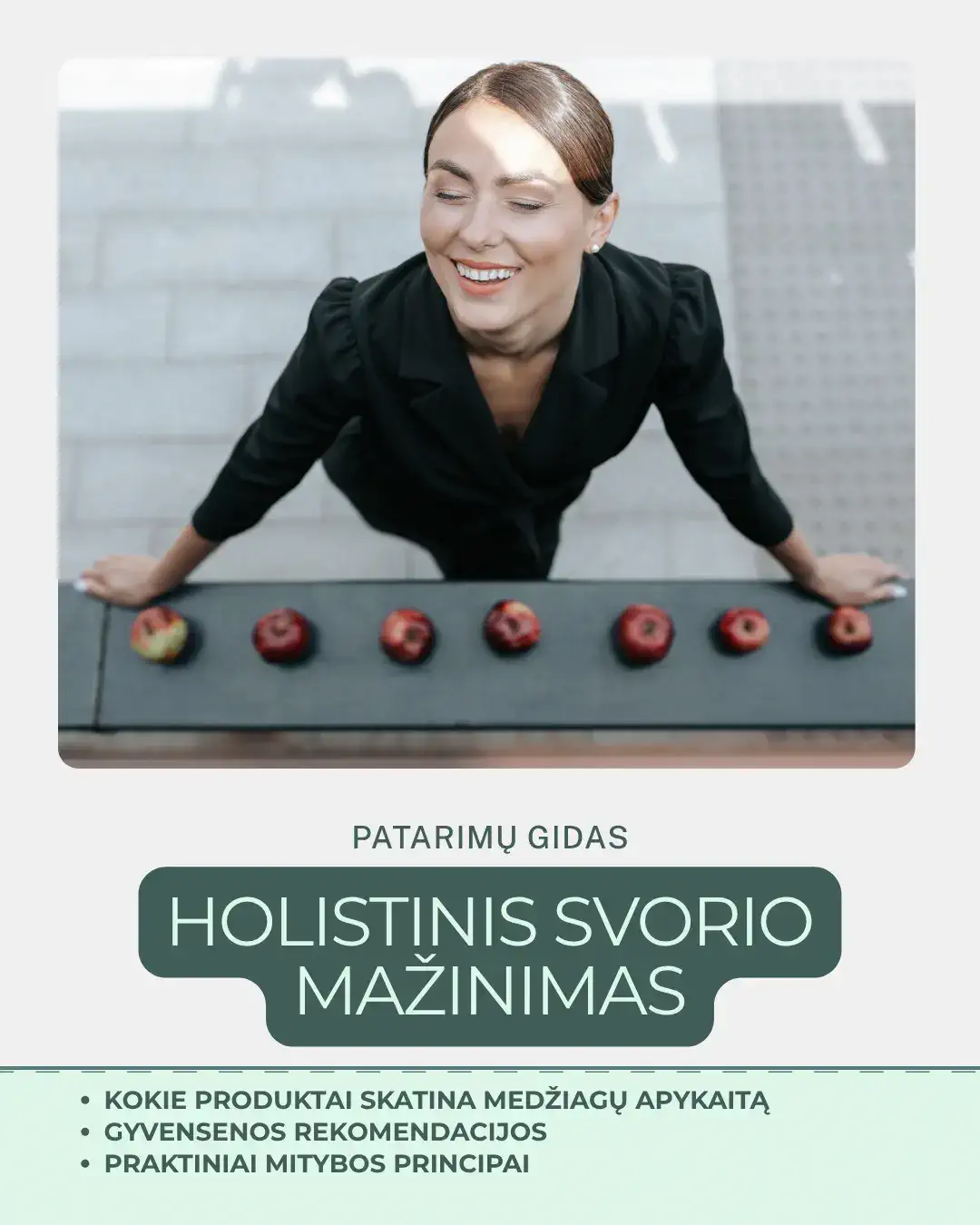 Gidas, kaip mažinti svorį holistiškai