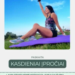 Kursai online: kasdieniai įpročiai – raktas į sveiką gyvenseną