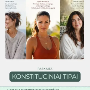 Konstituciniai tipai ajurvedoje (došos)